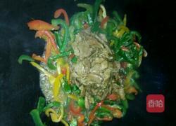 彩椒炒肉的做法图解5