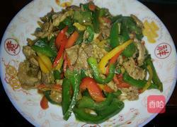彩椒炒肉的做法图解6