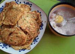 豆腐渣饼配板栗山药大米粥