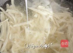 银丝豆腐蛋花羹的做法图解4