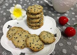 燕麦黑芝麻饼干