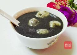 芝麻糊汤底汤圆的做法图解7