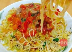 湿炒番茄牛肉米粉的做法图解17