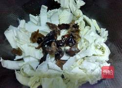 白菜木耳炒年糕的做法图解3