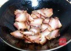 豆豉炒腊肉的做法图解2