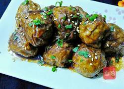 红烧油面筋塞肉的做法图解25