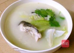 鱼头菜心汤的做法图解9