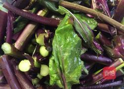 清炒红菜苔的做法图解1