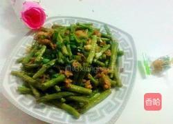 小炒豆角的做法图解4