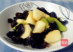 黑木耳莴笋炒山药的做法图解4