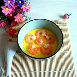 鲜虾蒸蛋羹的做法[图]