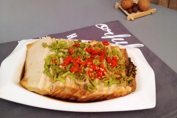 微波炉蒸豆腐