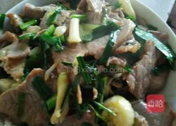 青蒜炒肉片的做法图解7