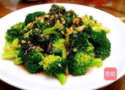 蚝蒜西兰花的做法图解10