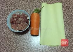 豆腐皮肉卷的做法图解1