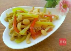 耗油双椒白玉菇的做法图解7