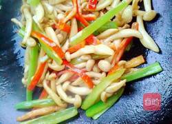 耗油双椒白玉菇的做法图解6