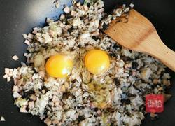 香肠橄榄菜炒饭的做法图解4