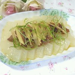 腊鸭腿蒸冬瓜的做法[图]