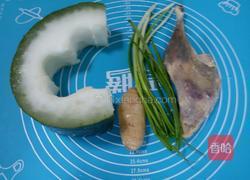 腊鸭腿蒸冬瓜的做法图解1