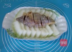 腊鸭腿蒸冬瓜的做法图解4