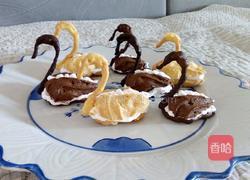 双色天鹅泡芙的做法图解14