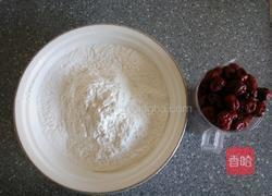 糯米粉小枣切糕的做法图解1