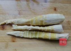 竹笋炒豆瓣的做法图解4