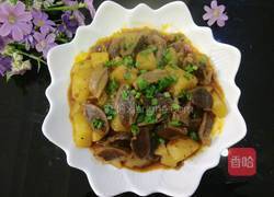 鸭胗烧土豆的做法图解13