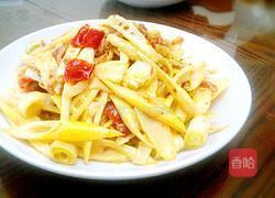 泡椒竹笋肉丝。的做法图解11