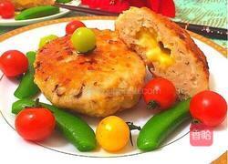 温暖之心--鸡脯奶酪肉包的做法图解12