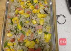 Corn Fried Rice Recipe Illustration 5
