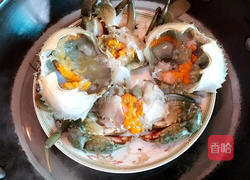 九层塔炒膏蟹的做法图解5