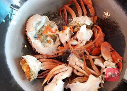 九层塔炒膏蟹的做法图解8