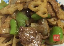 莲藕回锅肉的做法图解8