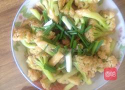 腊肉炒菜花的做法图解6