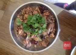 枸杞核桃焖兔肉的做法图解5