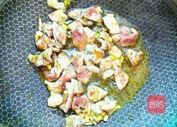 油菜熘肉片的做法图解3