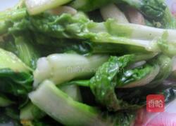 清炒菜心的做法图解4