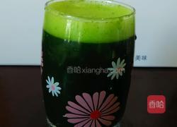 菠菜手擀面的做法图解1