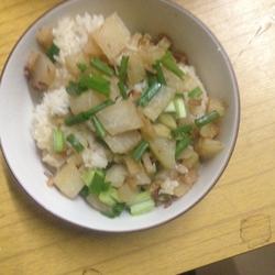 菜果虾米鲜味焗饭的做法[图]