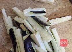酱香豆角烧茄子的做法图解4
