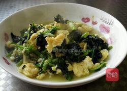 菠菜炒鸡蛋的做法图解3