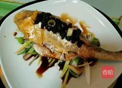 清蒸豆豉黄花鱼的做法图解5
