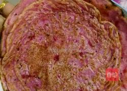 自创火龙果饼的做法图解4