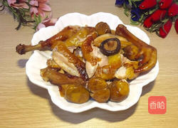 烤板栗鸡的做法图解14