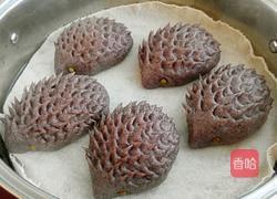 黑米面小刺猬馒头的做法图解13