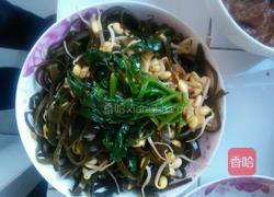 凉拌豆芽海带的做法图解4
