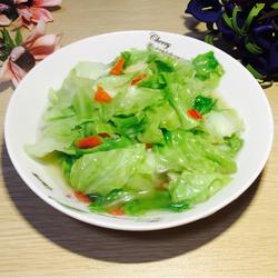 鱼露手撕包菜的做法[图]