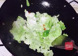 鱼露手撕包菜的做法图解4